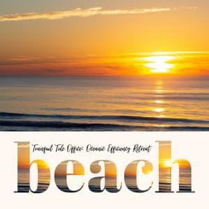 Tranquil Tide Office: Oceanic Efficiency Retreat - Ocean Waves Sleep