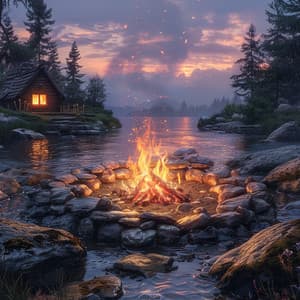 Ecos De Fuego: Calor Ambiental Binaural - Relajación eterna