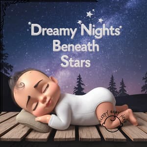 Dreamy Nights Beneath Stars - Sleepy Baby Head