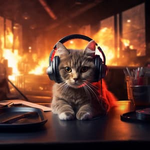 Cats Flame: Purring Fire Ambiance - Mindful Measures