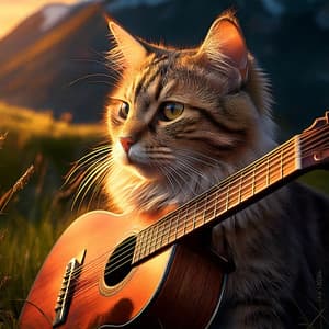 Guitar Music for Cats: Feline Grace in Melody - Guitarbeat