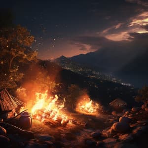 Study with Fire Meditation Music: Calming Flames - Solfeggio Frequency Meditation