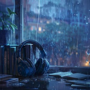 Productive Rain: Work Rhythmic Tunes - Concentration Help
