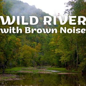 Wild River with Brown Noise - Life River Sound
