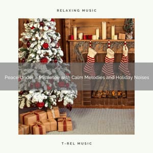 Peace Under a Mistletoe with Calm Melodies and Holiday Noises - Silent Night Sounds