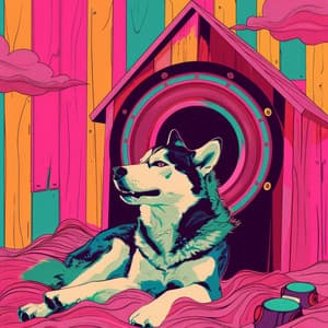 毛茸茸的守夜人: 花园辉煌的故事 - Dog Music Waves