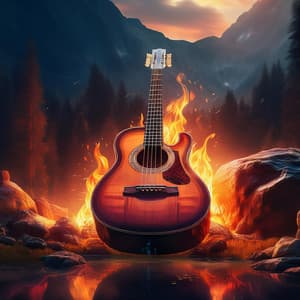 Relaxation by the Fire: Gentle Guitar and Warmth - The Acoustic Guitar Troubadours