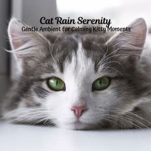 Cat Rain Serenity: Gentle Ambient for Calming Kitty Moments - Sounds of Rain