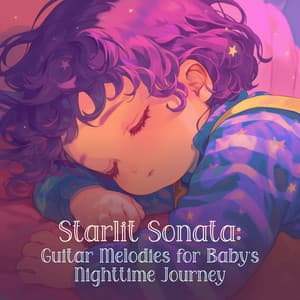 Starlit Sonata: Guitar Melodies for Baby's Nighttime Journey - Nursery Ambience