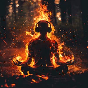 Meditation with Fire: Serene Soundtracks - Meditation Music Playlist