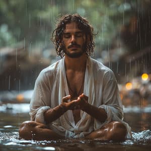 Relajación Consciente Con Meditación Suave Y Tranquila En La Lluvia - Los muchachos de enfoque y meditación