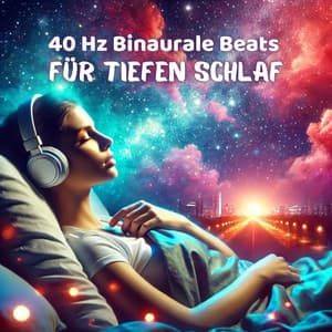 40 Hz Binaurale Beats für tiefen Schlaf: Heilen Sie im Schlaf, Programmieren Sie Ihr Gehirn für eine schnelle Genesung neu, Gehirnwellen-Therapiemusik - Guten Schlafen Akademie