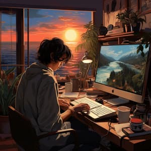 Música De Concentración: Estudio Costero Con Sonidos Del Océano - Perspectiva de la naturaleza