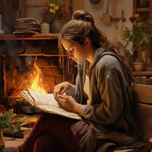 Brasas De Estudio: Melodías Binaurales Del Fuego - Reiki para animales