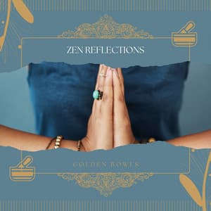 Zen Reflections - Golden Bowls