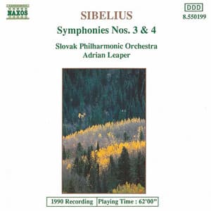 Sibelius: Symphonies Nos. 3 and 4 - Jean Sibelius