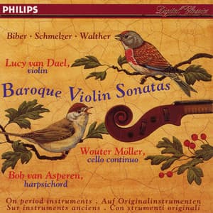 Baroque Violin Sonatas: Biber, Schmelzer & Walther - Bob van Asperen