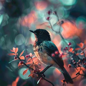 Ecos De Lluvia: Aves Binaurales En La Melodía De La Naturaleza - 80 88 Hz - Estudio de ritmos binaurales puros