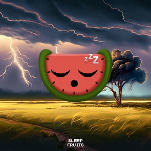 Thunderstorm Sleep Sounds - Rain Fruits Sounds