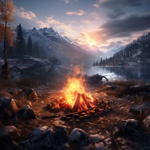 Flame's Embrace: Soothing Sounds of Nature's Fire - Dream Keys