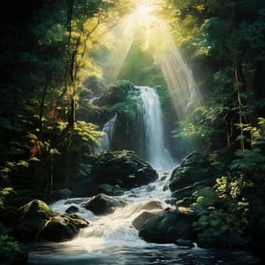 Flowing Frequencies: Binaural Harmony by the Waterfall - Epic Binaural Collective