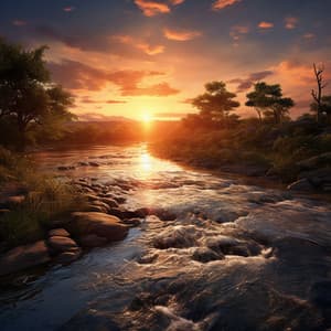 Tranquil River Moments: Soothing Relaxation Sounds - Relax My Puppy