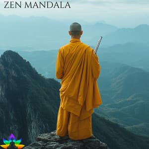 Mountain Top Monk Music - Zen Buddhist Art