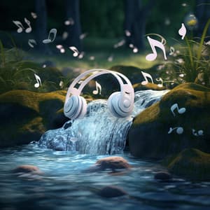 Stream Murmurs: Gentle Ripple Harmony - Restful Music Concort