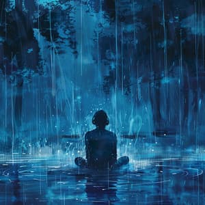 Meditation Rain Melodies: Serene Waters - Thunder and Rain Storm