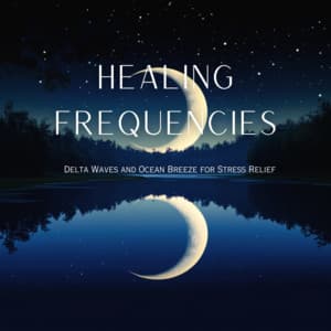 Healing Frequencies Delta Waves and Ocean Breeze for Stress Relief - Ocean Waves for Deep Sleep