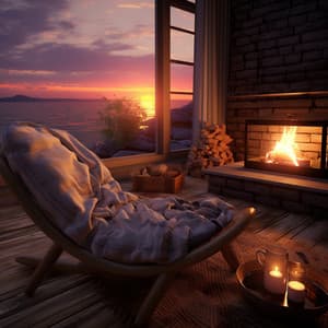 Sleep by Fire: Warmth Drift Tunes - Sleeping Ember