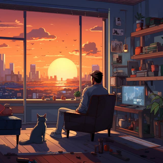 Un Calmante Lofi: Viaje Sonoro Meditativo - Ritmos Lofi Hop-Hop