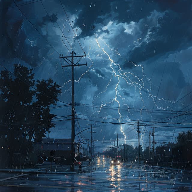 Gentle Binaural Rain: Thunder for Relaxation - Relaxing Music for Bath Time