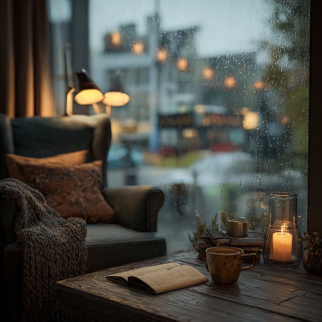 Window in the Winter and Raining - Música Relajante