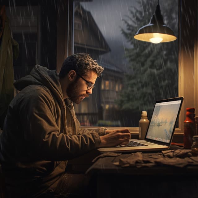 Día De Trabajo Tranquilo Con Las Gotas Del Piano Lluvioso - Canciones del Edén