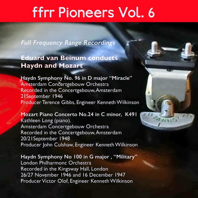 Ffrr Pioneers, Vol. 6: Eduard Van Beinum Conducts Haydn and Mozart - Eduard van Beinum