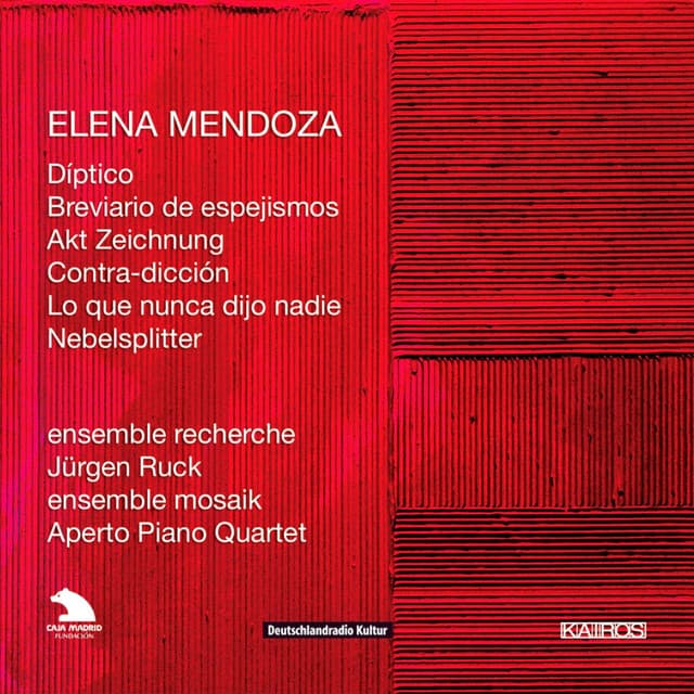 Elena Mendoza: Works for Ensemble - Elena Mendoza