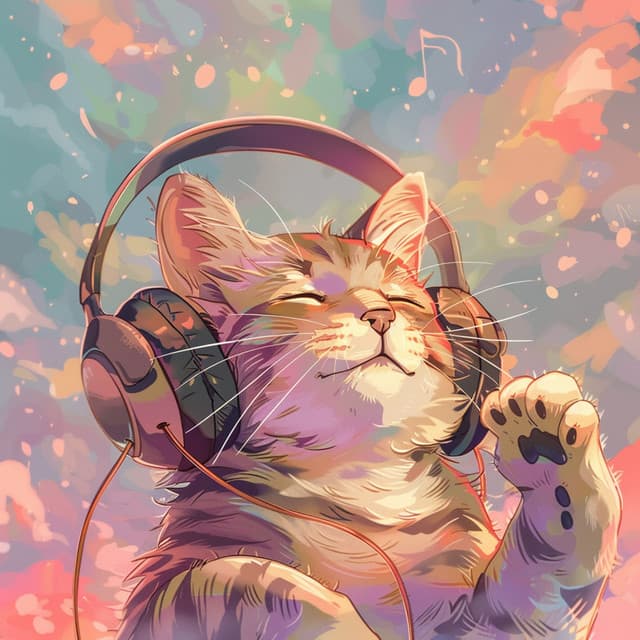 Lofi Cat Sounds: Purring Rhythms - Cat Café Music