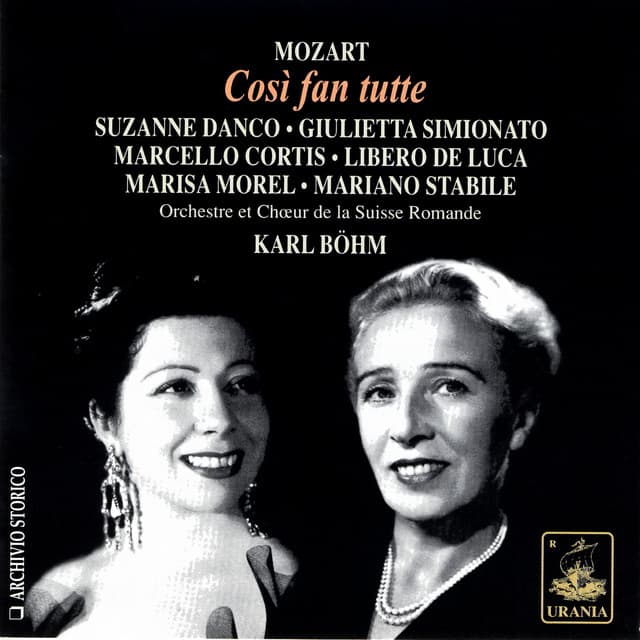 Mozart: Così Fan Tutte - Danco, Simionato, Stabile - Wolfgang Amadeus Mozart