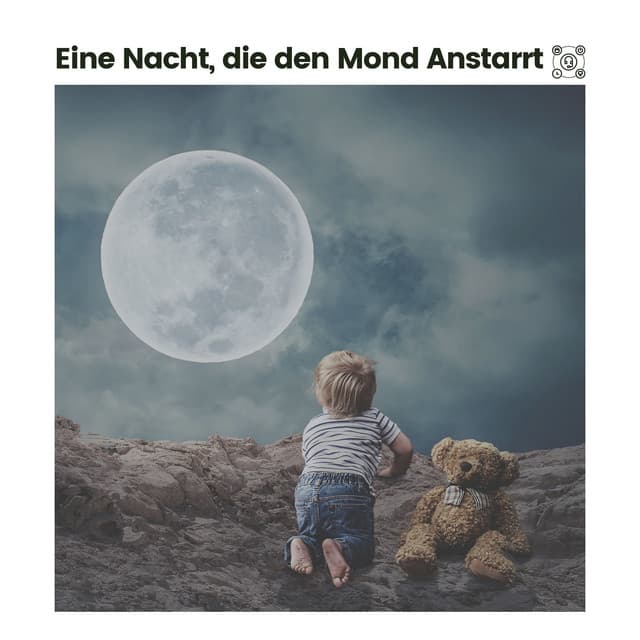 Eine Nacht, die den Mond anstarrt - Weißes Rauschen HD