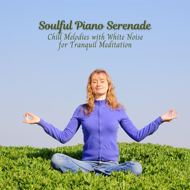 Soulful Piano Serenade: Chill Melodies with White Noise for Tranquil Meditation - De-stressing White Noise