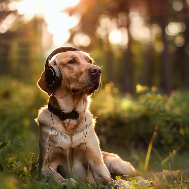 Dogs' Serene Walk: Lofi Melodies - Isochronic Tones Brainwave Entrainment