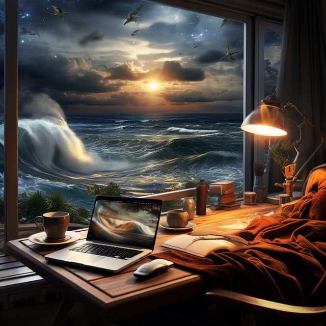 Music combined with Water: Calm Lakeside Lullabies - Sound of Nature