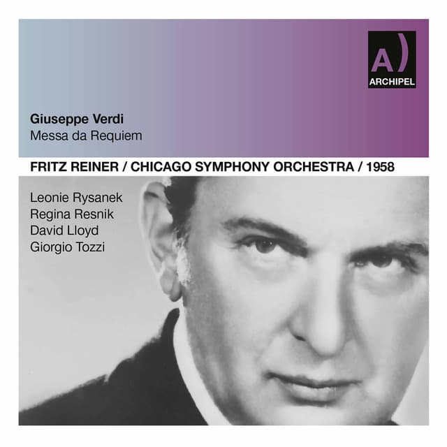 Fritz Reiner conducts Verdi Requiem live - Chicago Symphony Orchestra