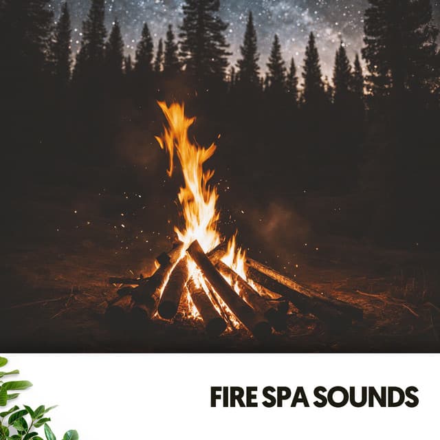 Fire Spa Sounds: Serene Sounds for Restful Nights - Solfeggio Frequencies 528Hz