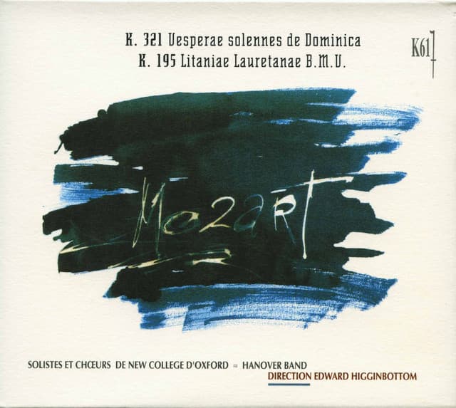 Mozart: Vesperae solennes de Dominica, K. 321 & Litaniae lauretanae, K. 195 - Wolfgang Amadeus Mozart