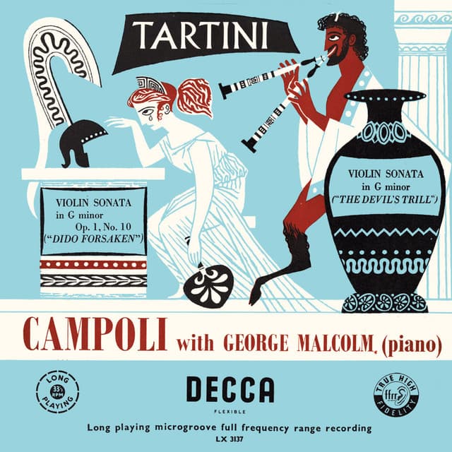 Tartini: Two Violin Sonatas; Bruch: Violin Concerto No.1 - Alfredo Campoli