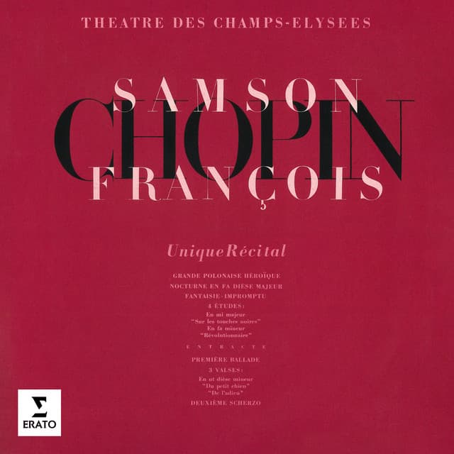 Unique récital Chopin - Frédéric Chopin