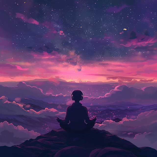 Meditation Harmony: Lofi Tones Align - Nighttime Calm Lofi