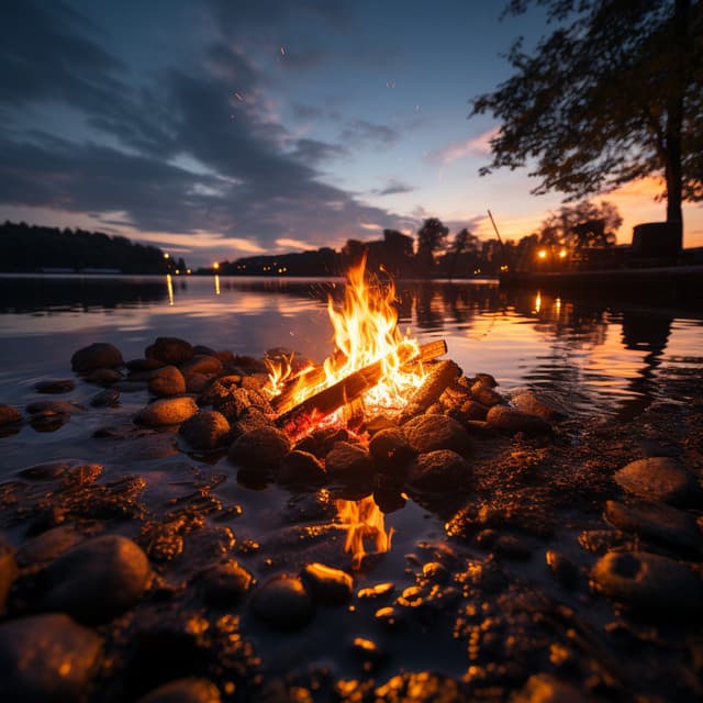 Fuego Binaural Para Estudiar: Resonancia De La Llama Silenciosa - Estados de ánimo binaurales
